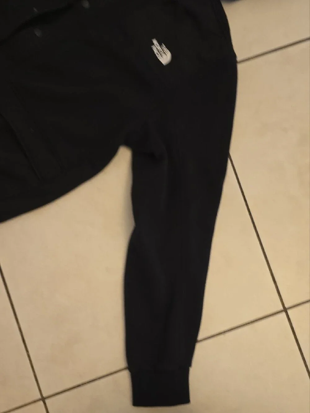 The North Face Men’s Black Hooded Snap-Front Performance Jacket, Used